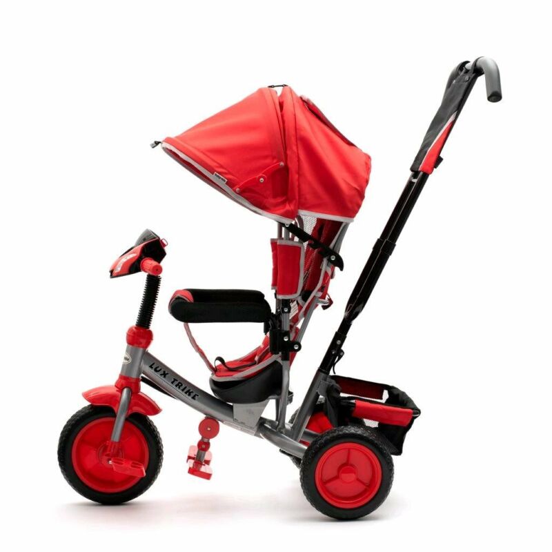 Gyerek háromkerekű bicikli  Baby Mix Lux Trike sötét szürke
