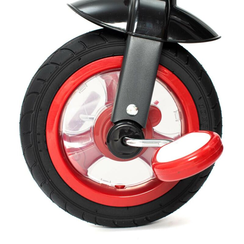 Gyerek tricikli Baby Mix RIDER 360° fekete