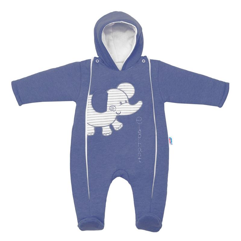 Téli kezeslábas New Baby Winter Elephant jeans