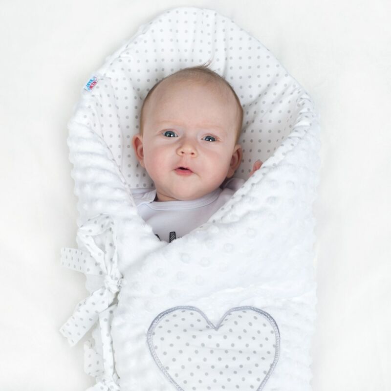 Luxus megkötős pólya Minka New Baby Áfonya 75x75 cm