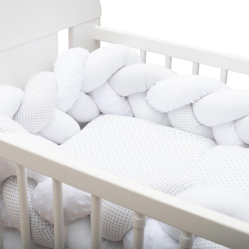 2-részes ágyneműhuzat New Baby 90/120cm Minka és pöttyök szürke