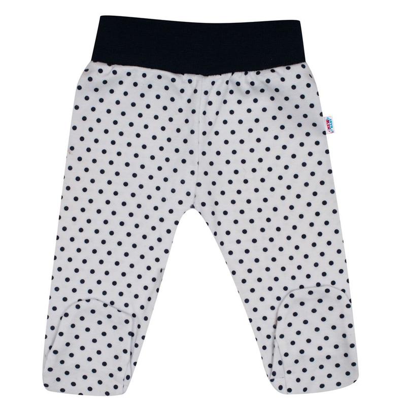 Baba lábfejes nadrág New Baby Classic II pöttyös