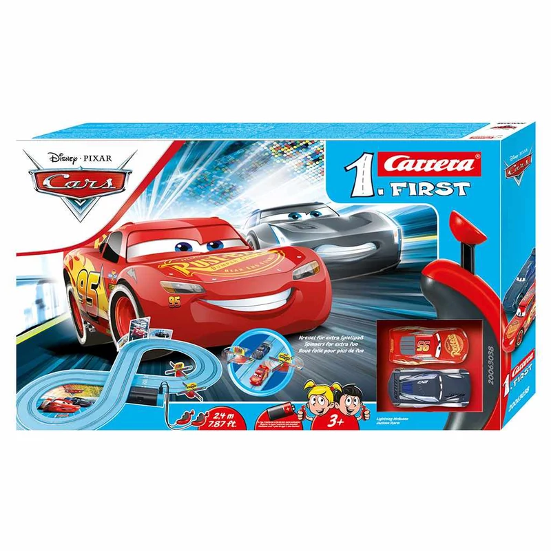 Autópálya Carrera FIRST Cars - Power Duell Verdák 2,4 m