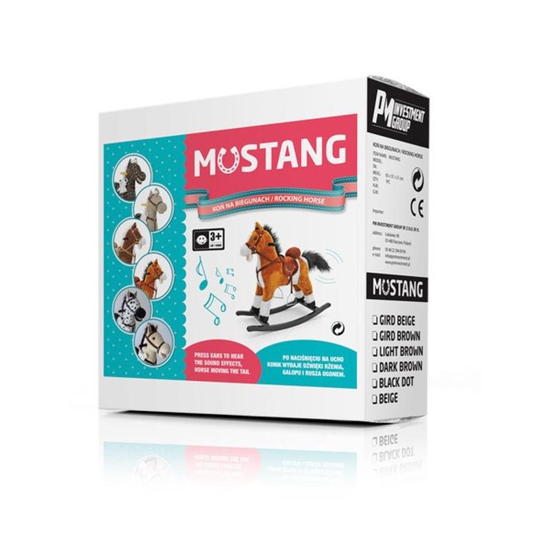 Hintaló dallammal Milly Mally Mustang sötét barna