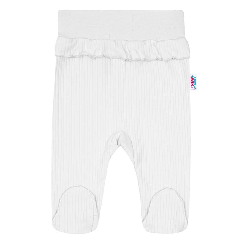 2-részes baba együttes New Baby Stripes fehér