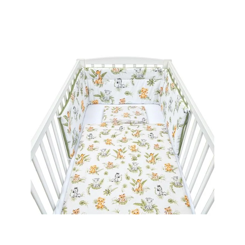3-részes ágyneműhuzat New Baby 100/135 cm Jungle