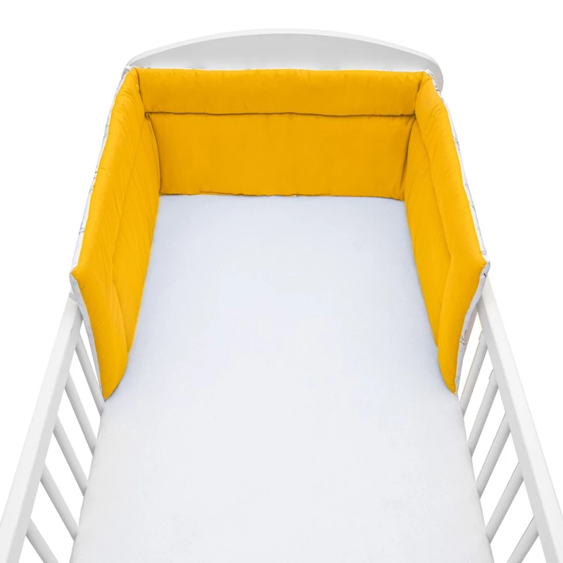 3-részes ágyneműhuzat New Baby 100/135 cm lama szürke-mustárszín