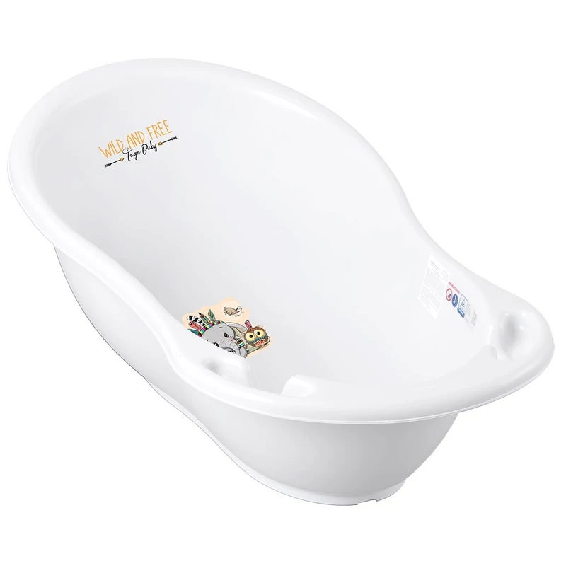 Anatómiai piskóta kád 86 cm Wild & Free elefánt fehér