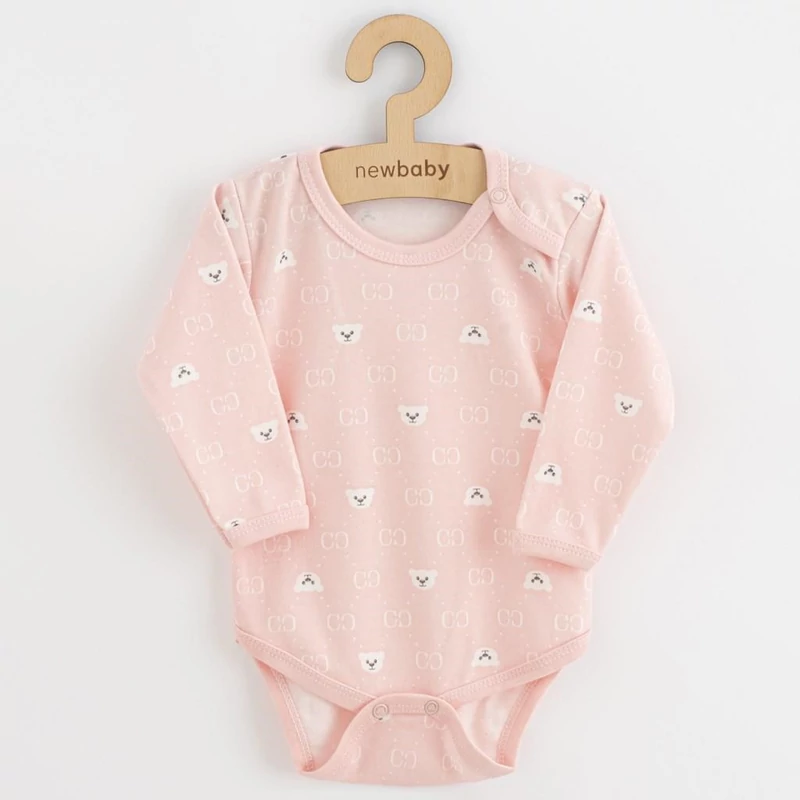 Baba body New Baby Classic II maci fehér