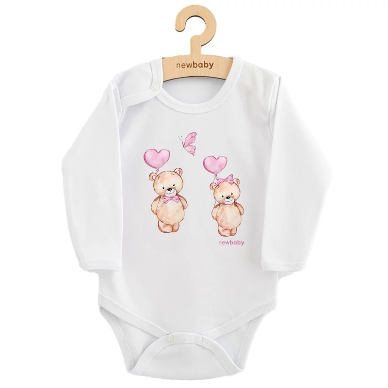 Baba body nyomtatással New Baby Love Bears