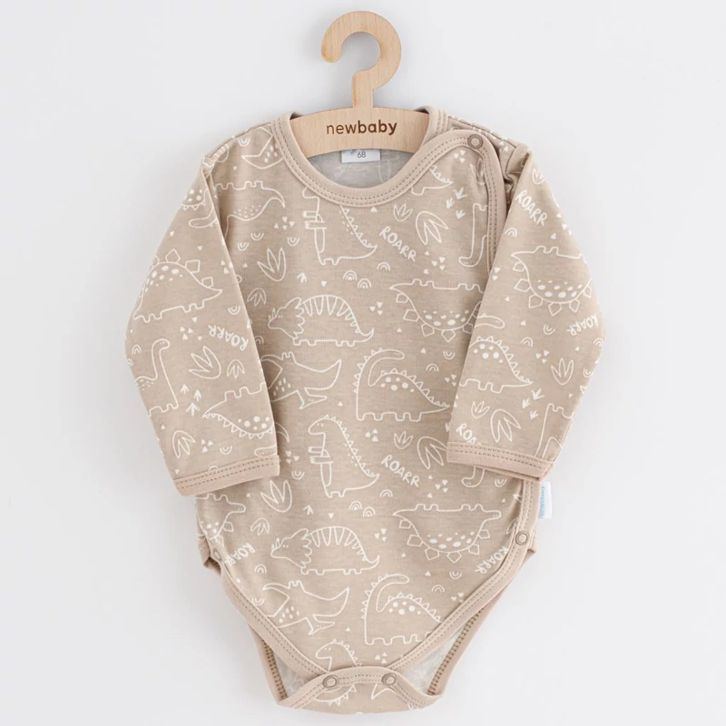Baba body teljes hosszában patentos New Baby Classic II Lány 3db rózsaszín