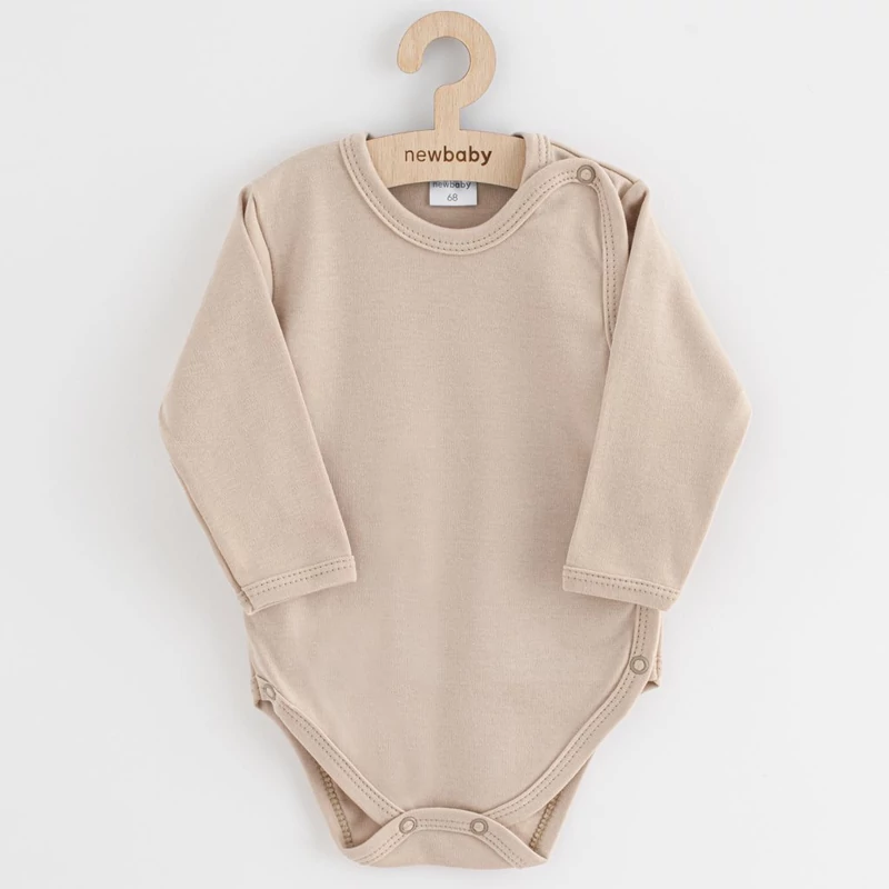 Baba body teljes hosszában patentos New Baby Classic II Lány 3db rózsaszín