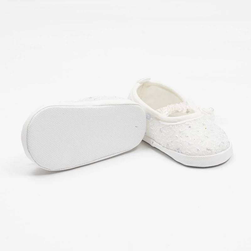 Baba csipke balettcipők New Baby bézs 6-12 h