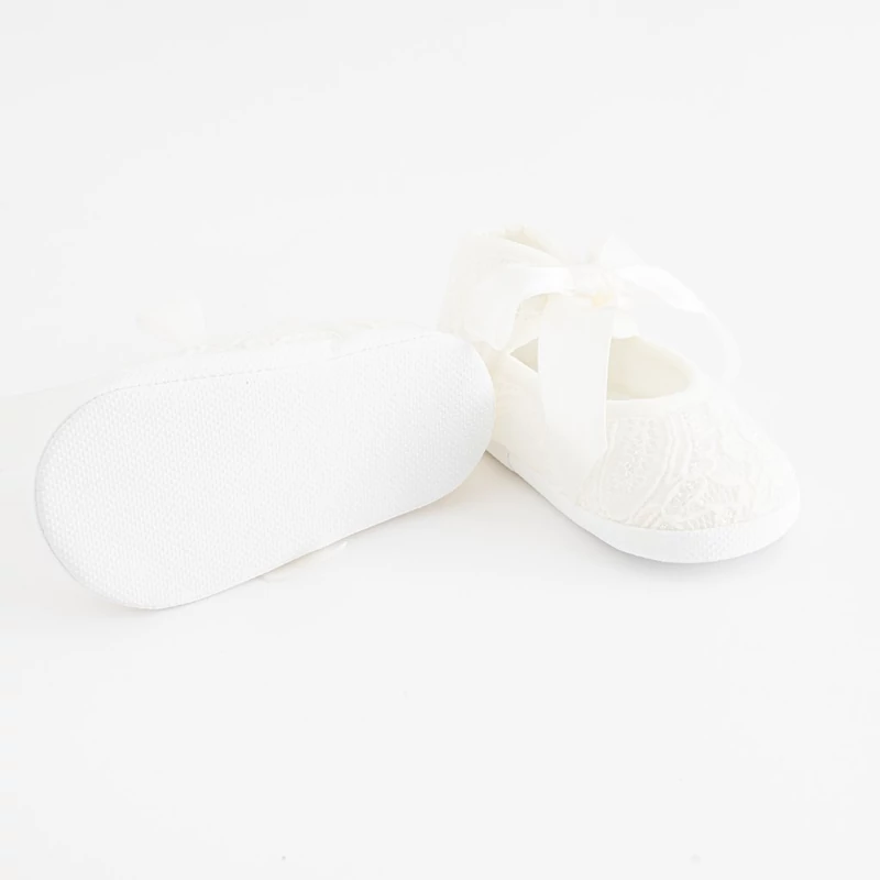Baba csipke cipő New Baby bézs 3-6 h