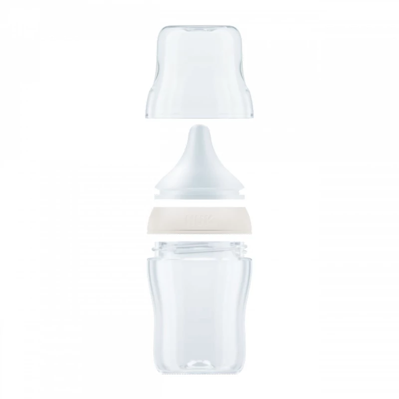 Baba cumisüveg NUK Perfect Match Temperature Control 150 ml fehér