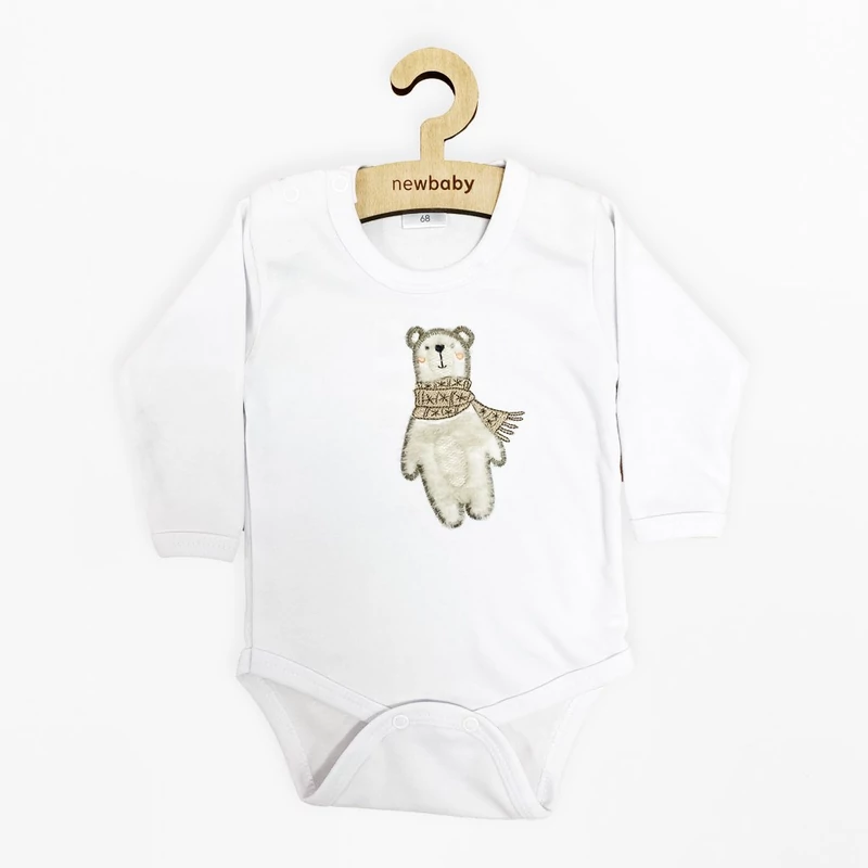 Baba hosszú ujjú body New Baby Polar Bear