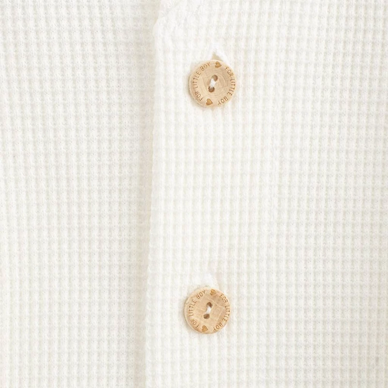 Baba kabátka gombokkal  New Baby Laura Luxury clothing fehér