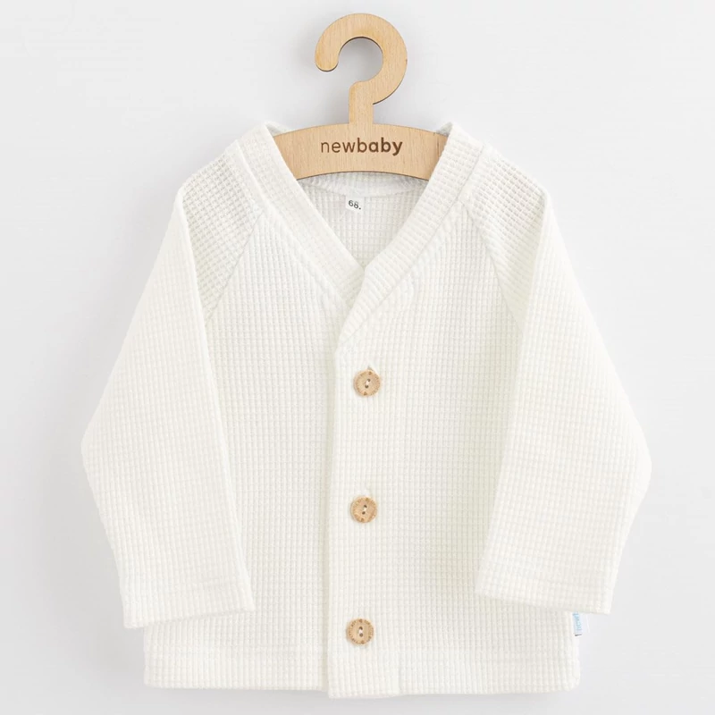 Baba kabátka gombokkal New Baby Luxury clothing Oliver fehér