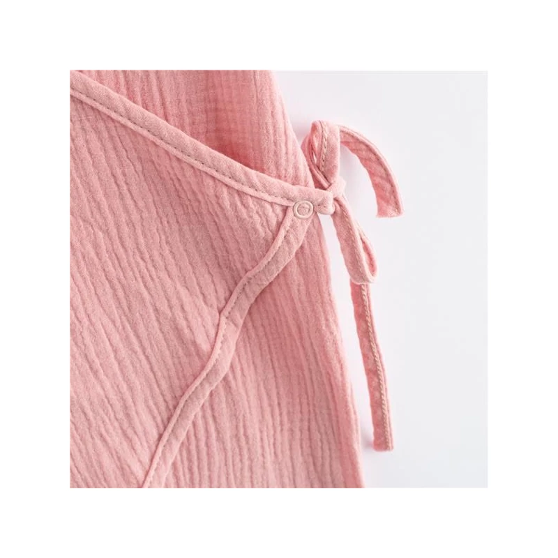 Baba nyári muszlin kezeslábas New Baby pink