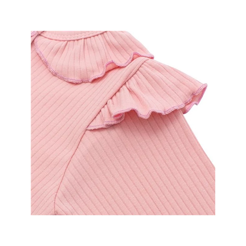 Baba pamut kezeslábas New Baby Stripes rózsaszín