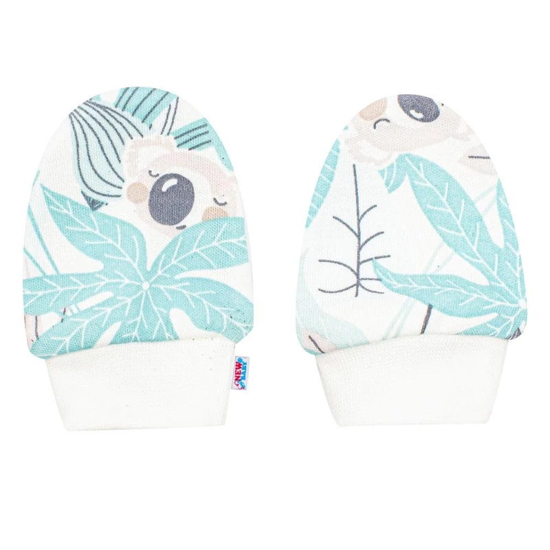 Baba pamut szett-kiscipő és kesztyű New Baby Lovely zöld