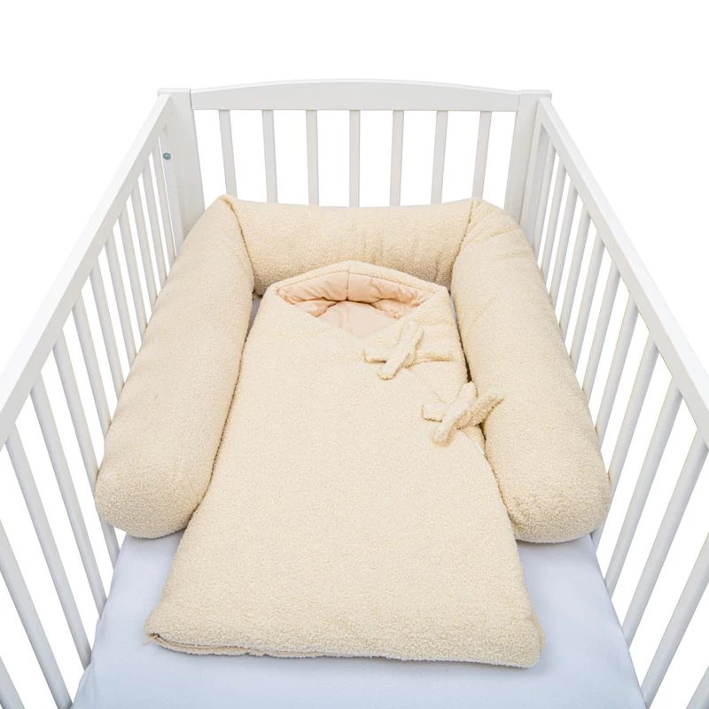 Baba rácsvédő henger 3 az 1-ben New Baby Teddy krémszínű