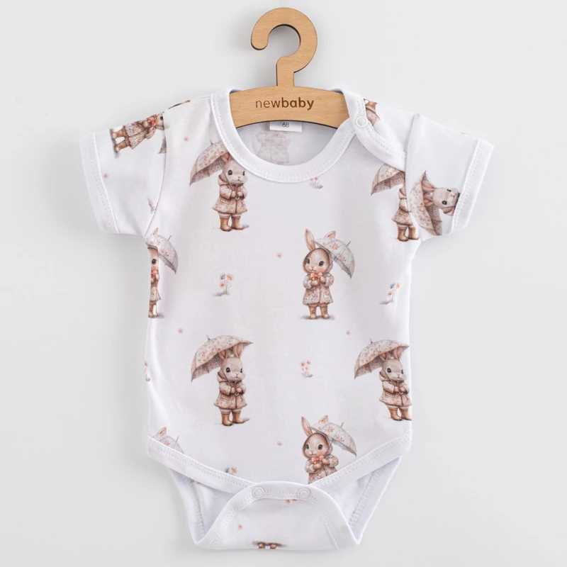 Baba rövid ujjú body New Baby For Babies bunny