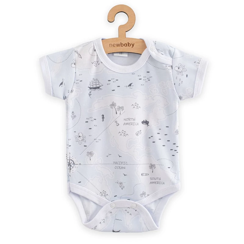 Baba rövid ujjú body New Baby For Babies ocean