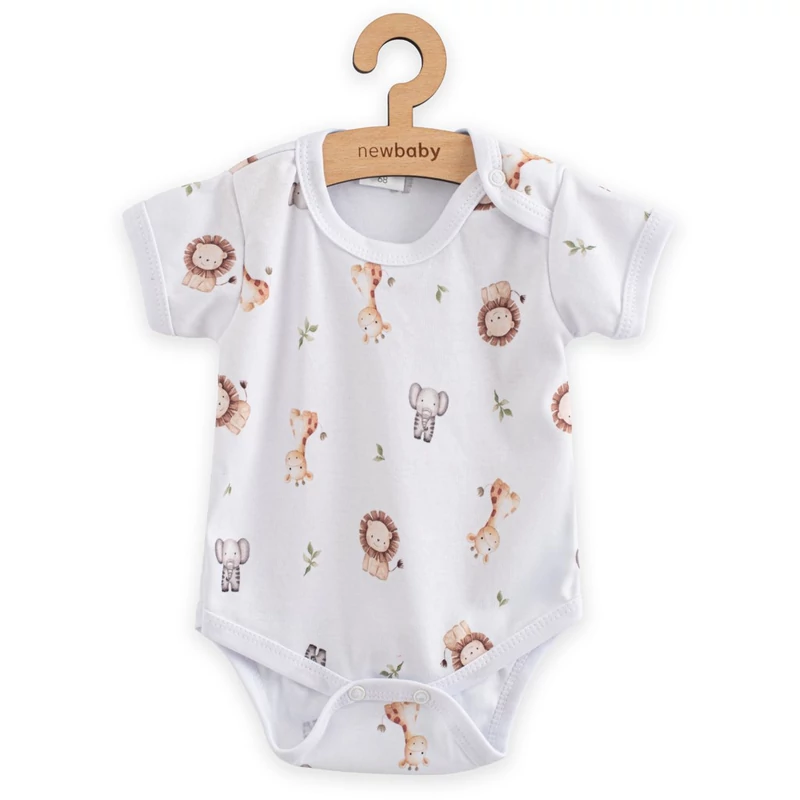 Baba rövid ujjú body New Baby For Babies safari