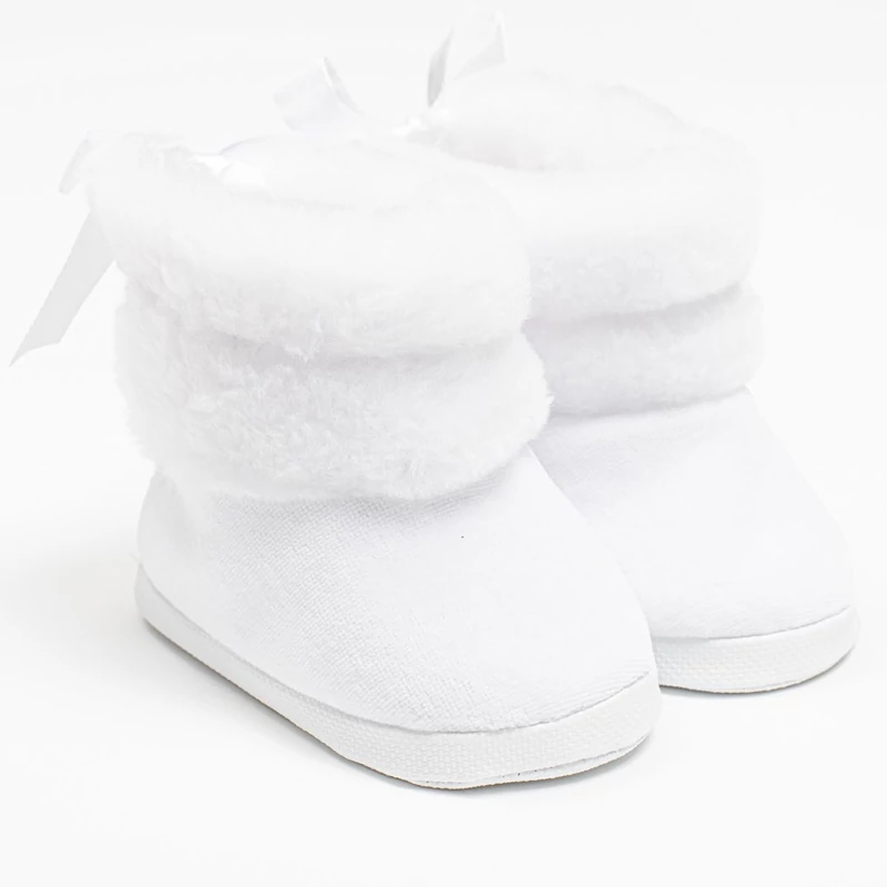 Baba téli csizma New Baby fehér 3-6 h