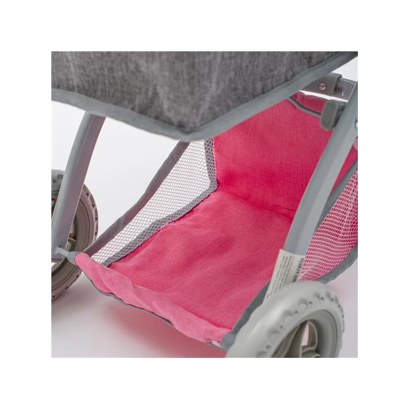 Babakocsi babáknak 2v1  Baby Mix pink-grey