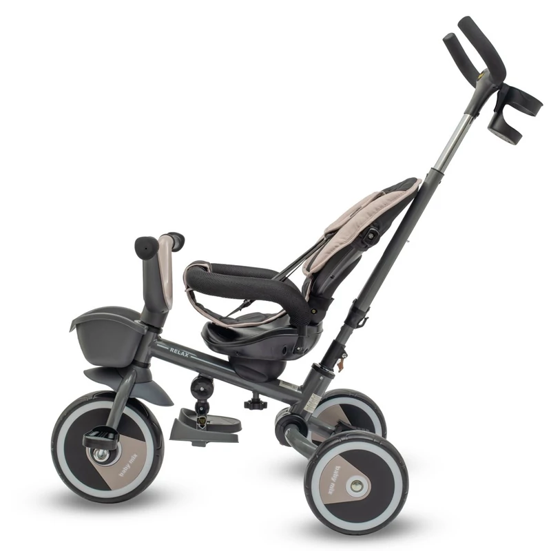 Baby Mix 5in1 RELAX 365° háromkerekű bézs színben