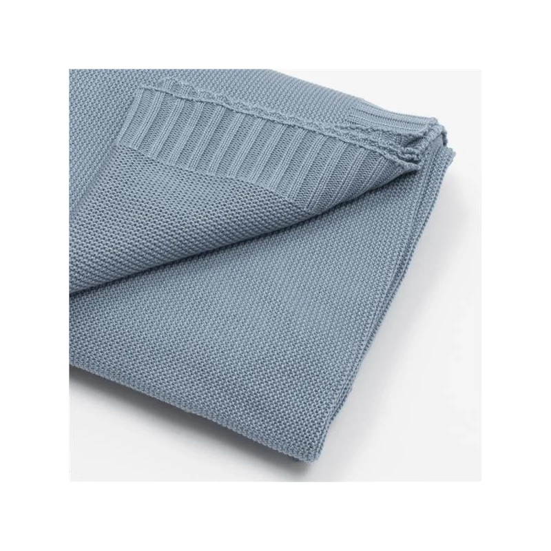 Bambusz kötött takaró New Baby 100x80 cm blue