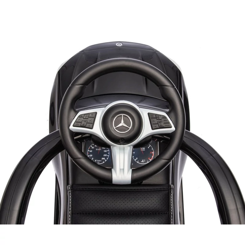 Bébitaxi tolókarral MERCEDES C-Class Deluxe Milly Mally Black