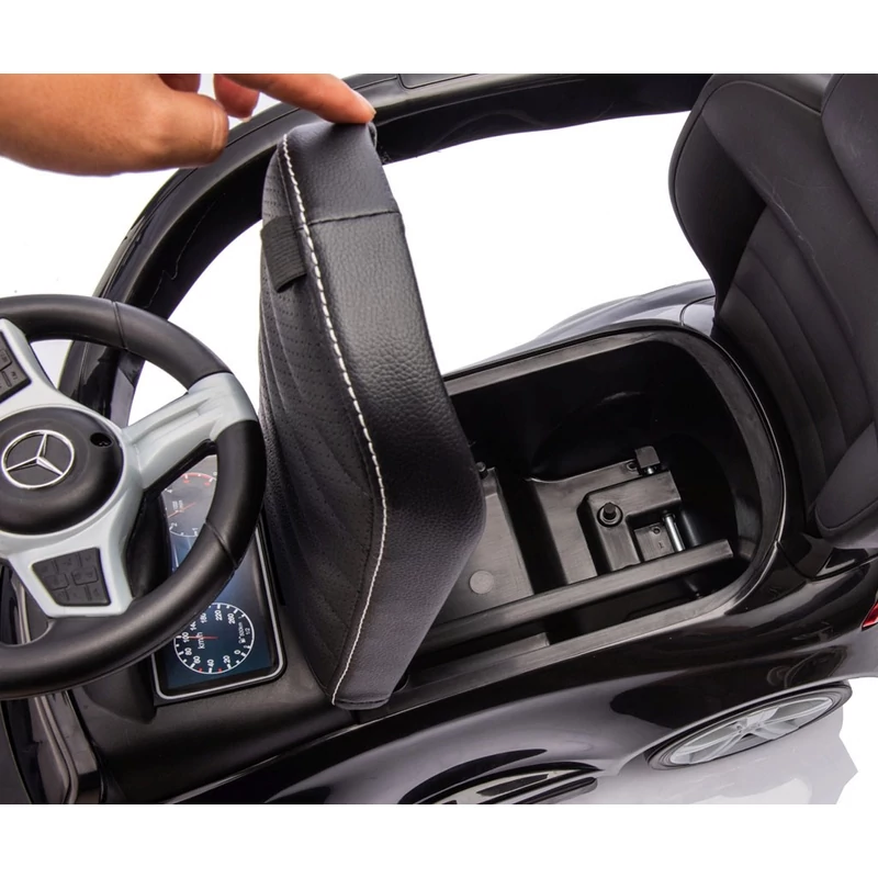 Bébitaxi tolókarral MERCEDES C-Class Deluxe Milly Mally Black