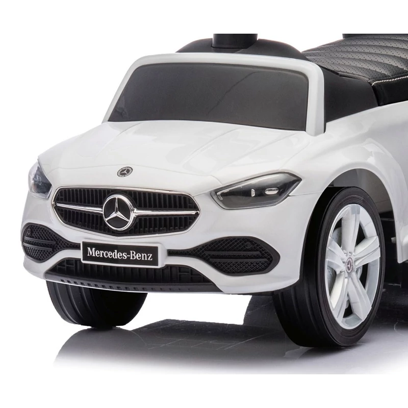Bébitaxi tolókarral MERCEDES C-Class Deluxe Milly Mally White