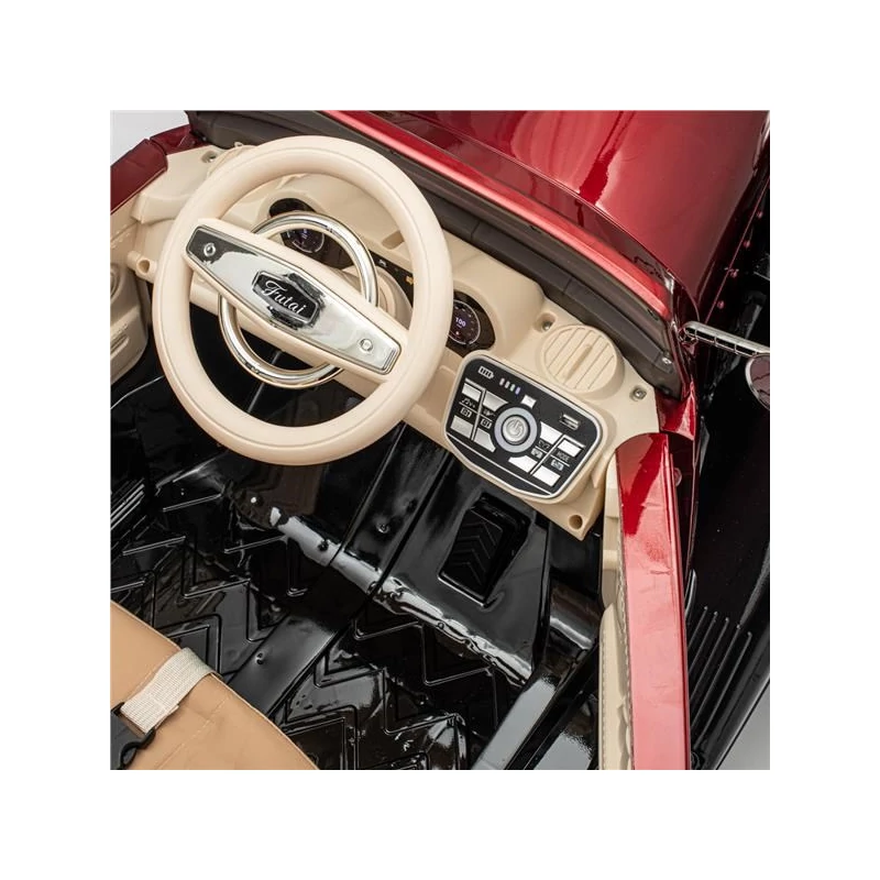 Elektromos autó Retro 4x4 Baby Mix pirosra festve