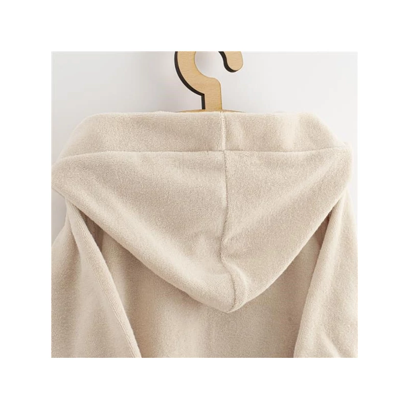 Gyerek frottír fürdőköpeny New Baby Comfortable beige