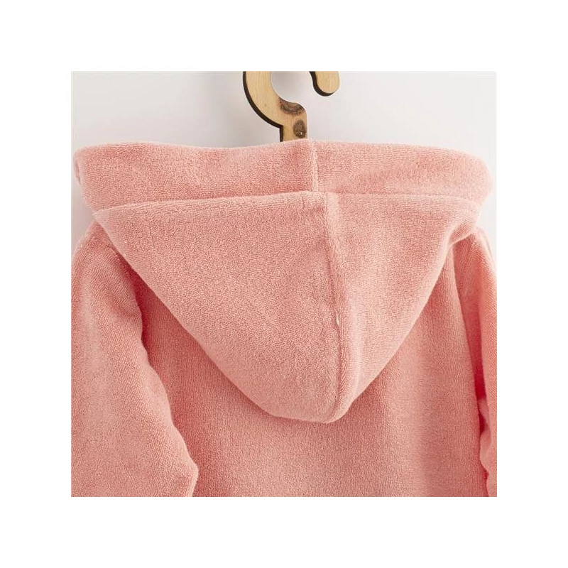 Gyerek frottír fürdőköpeny New Baby Comfortable pink