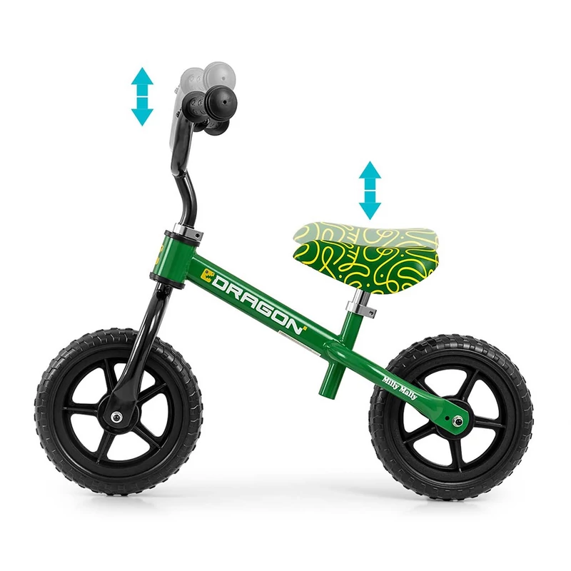 Gyerek futóbicikli Milly Mally Dragon green