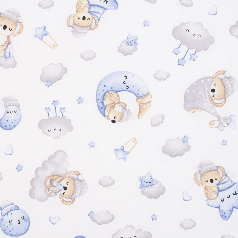 Gyerek habszivacs matrac New Baby STANDARD 120x60x6 cm koala kék
