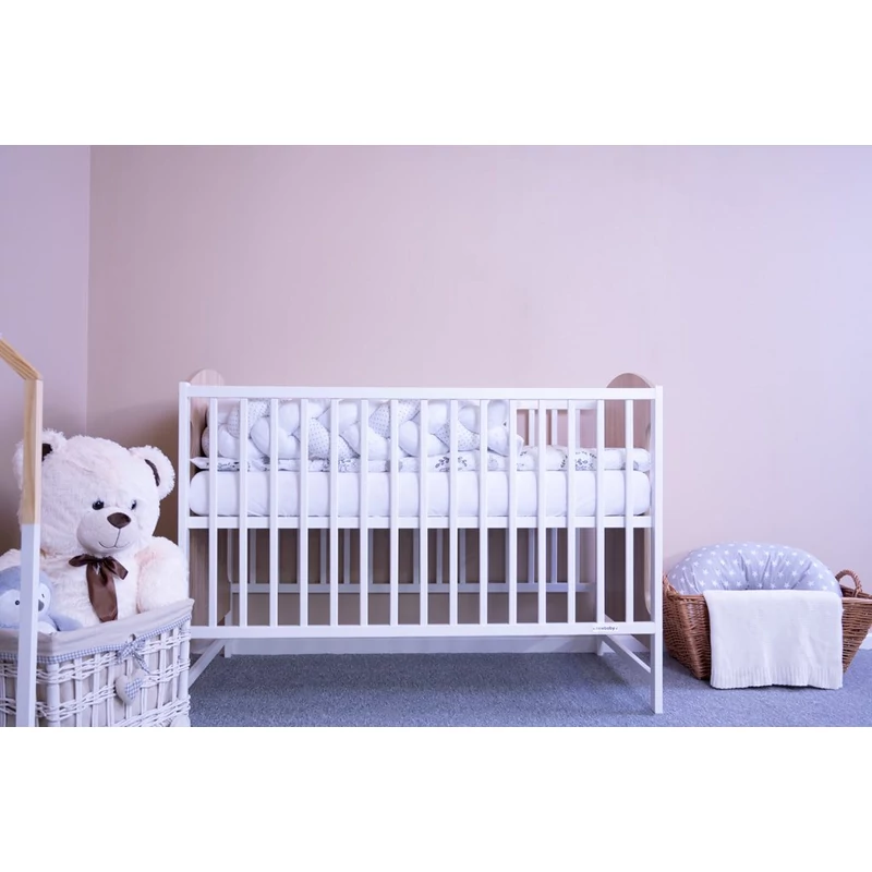 Gyerek kiságy New Baby MIA standard tölgy