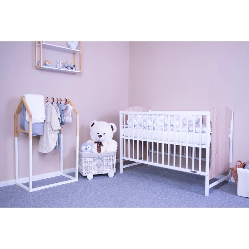 Gyerek kiságy New Baby MIA standard tölgy