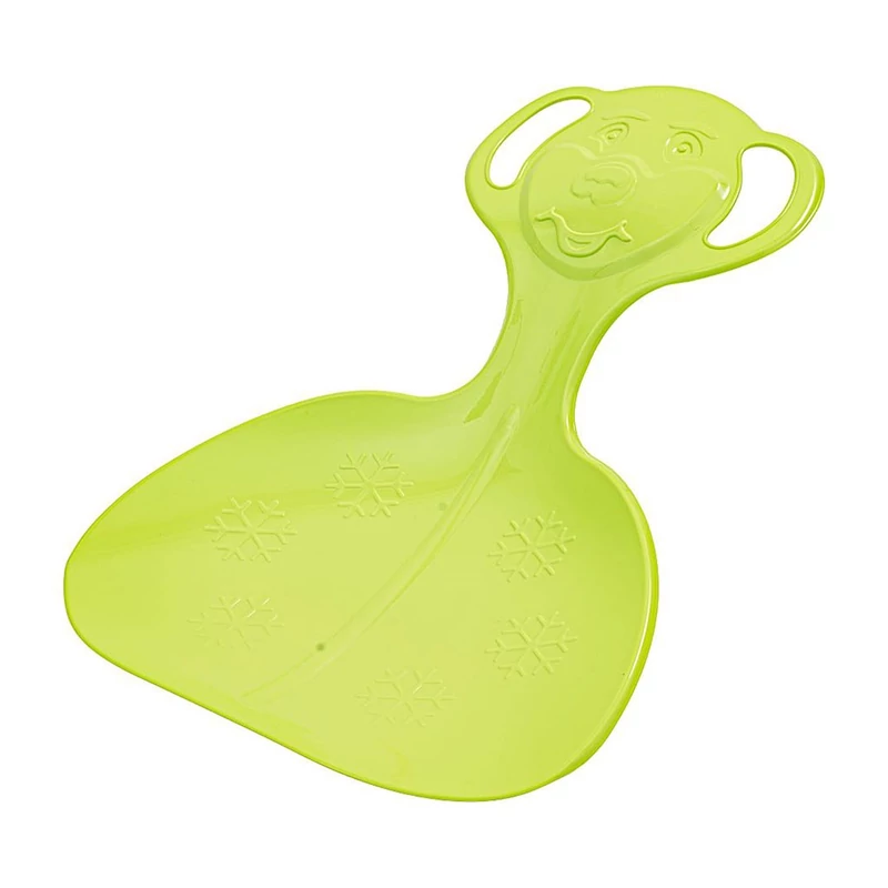 Gyerek műanyag hócsúszka popsi szánkó Baby Mix COMFORT LINE M zöld