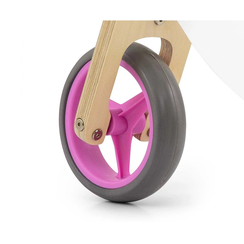 Gyerek multifunkciós fa futóbicikli Milly Mally Jake Classic Pink