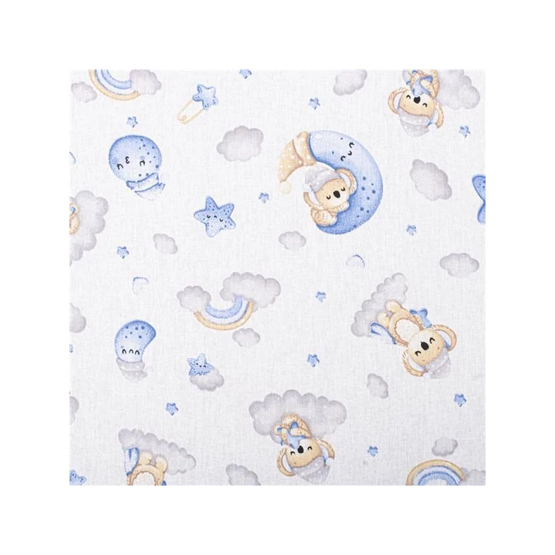 Gyerek összerakható matrac New Baby STANDARD 120x60x5 cm koala kék
