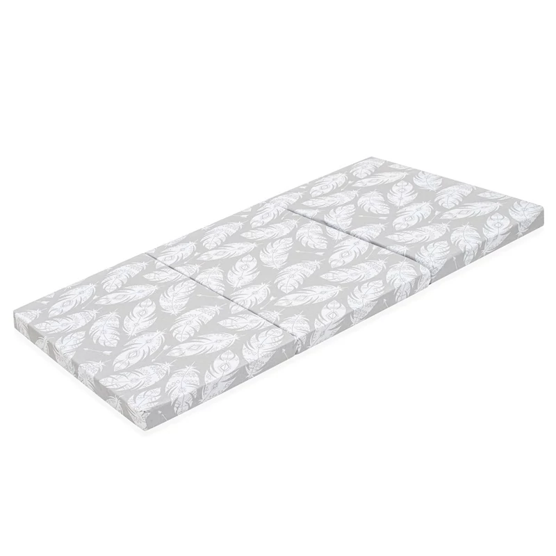 Gyerek összerakható matrac New Baby STANDARD 120x60x5 cm tollak