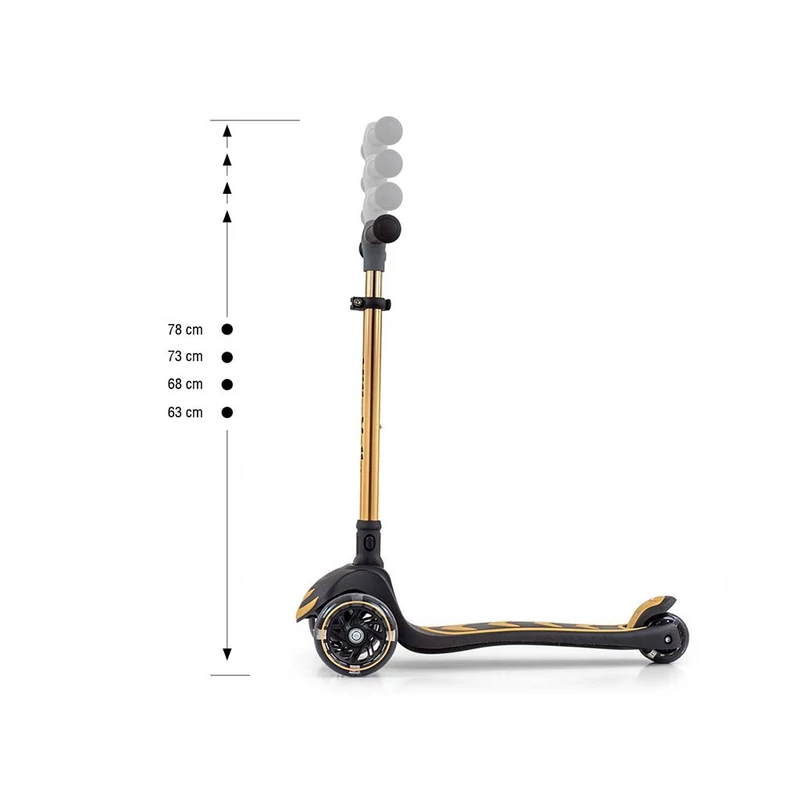 Gyerek roller Milly Mally Scooter Boogie Golden