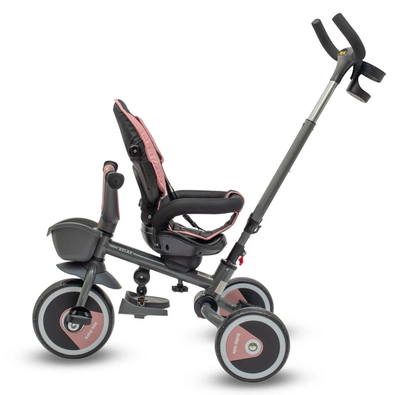 Gyerek tricikli Baby Mix 5az1-ben RELAX 365° rózsaszín