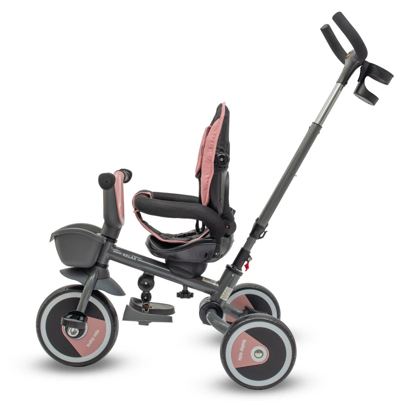 Gyerek tricikli Baby Mix 5az1-ben RELAX 365° rózsaszín